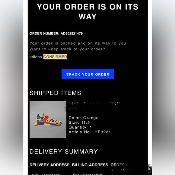 Adidas Pharrell x NMD Human Race 'Animal Print - Pulse Amber' Size 11.5M | VNDS - Picture 11 of 11